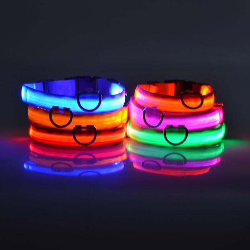 LED Pet Collar 🐾 夜のお散歩をもっと安全に！LED点滅ペット首輪