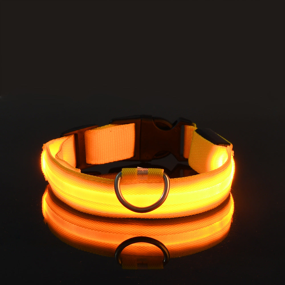 LED Pet Collar 🐾 夜のお散歩をもっと安全に！LED点滅ペット首輪